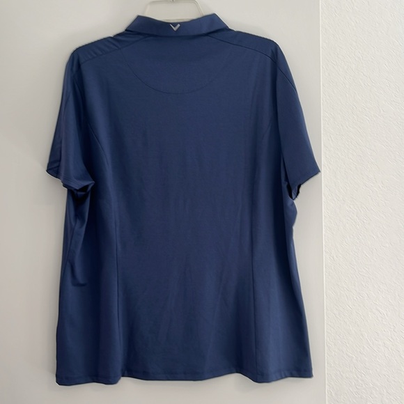 Callaway Golf 1/4 Zip Golf Shirt Blue/Gray XXL Women’s - Picture 5 of 9